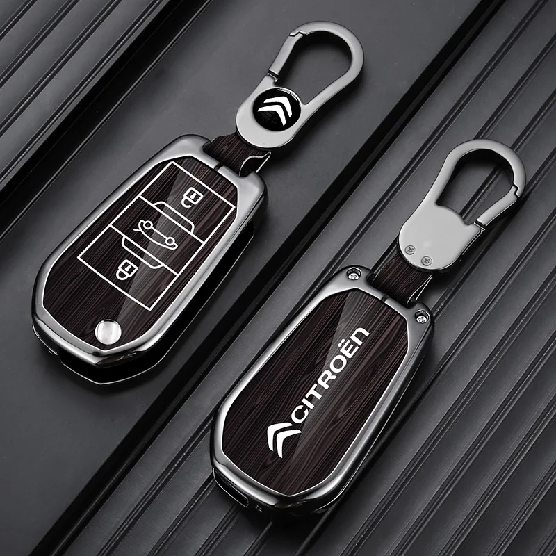 Кожаный автомобильный флип-чехол из цинкового сплава защитный чехол для