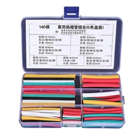 140pcs 5 color heat shrink tube kit insulation cable sleeve wrapping for wire protector heat shrink tubing set with box 2%ef%bc%9a1