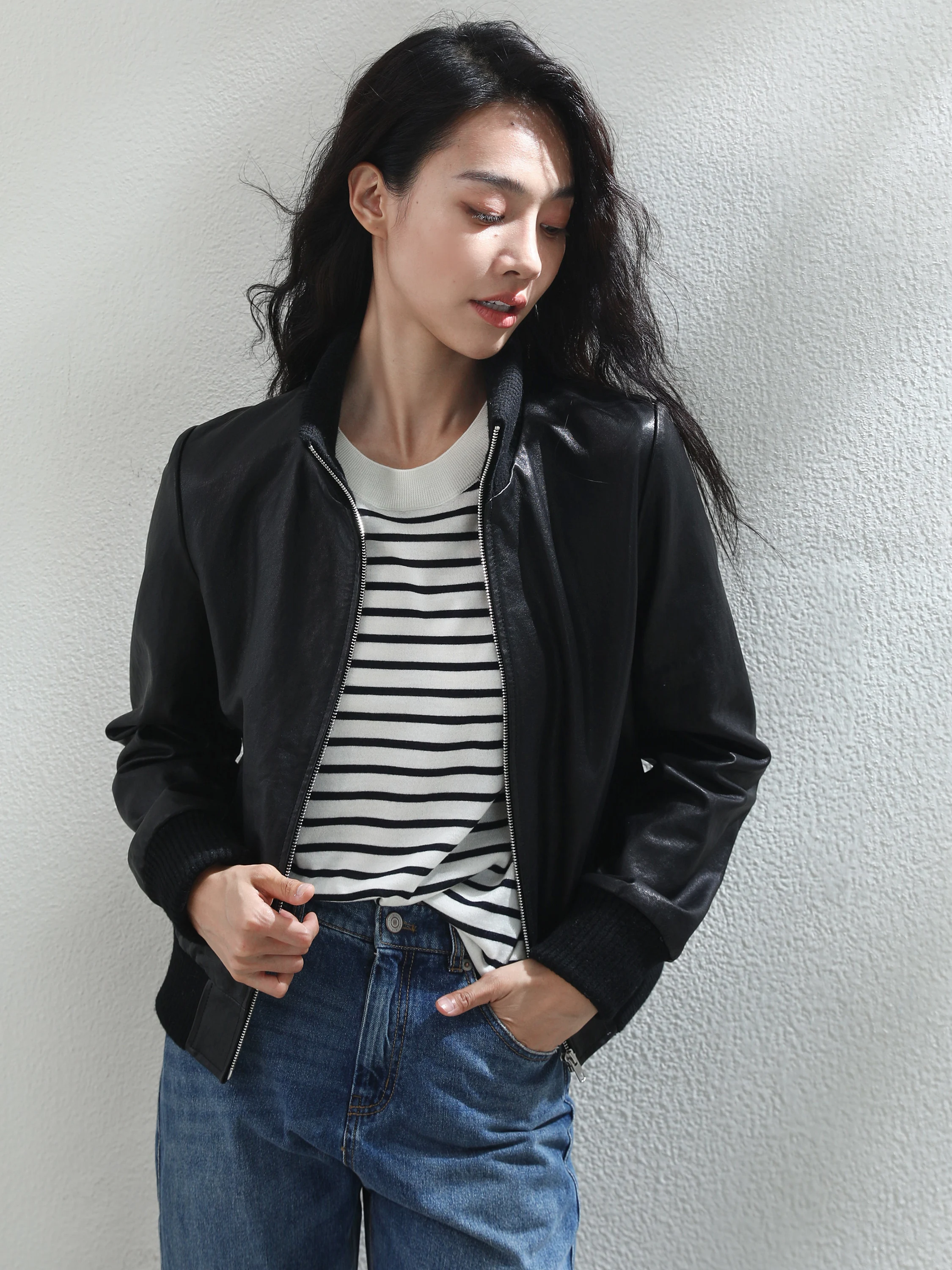 00% натуральная кожаная куртка из овчины мотоциклетная одежда в стиле ретро