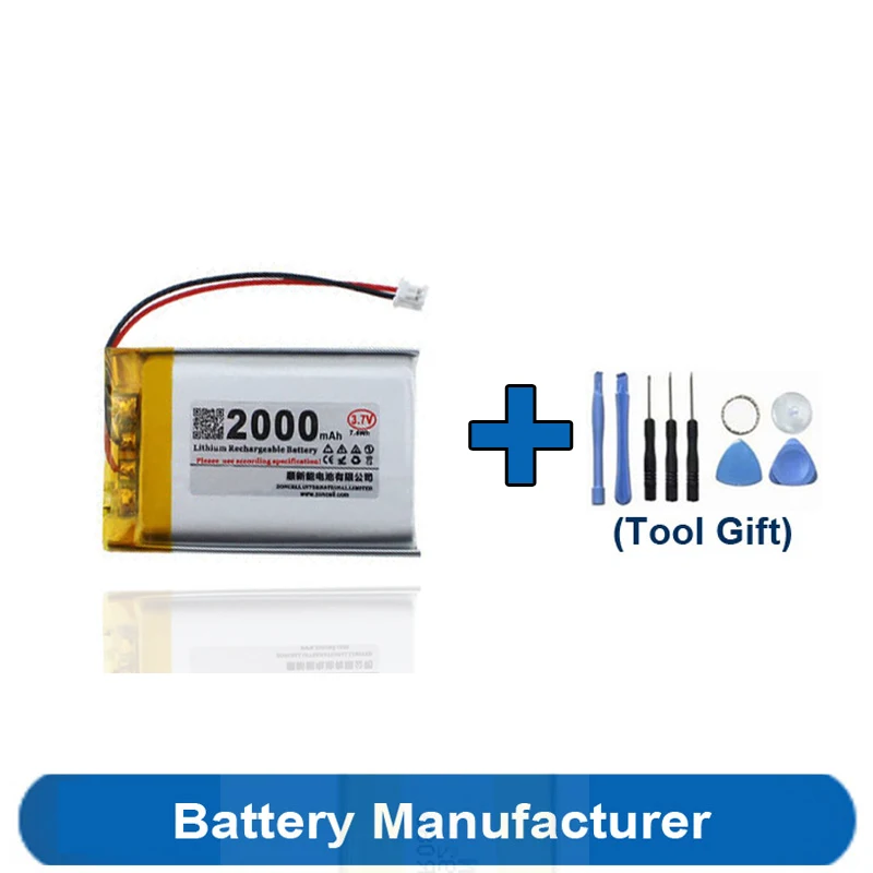 

Toolset Gift+ Original Replaces 2000mAh Battery For Sony Pulse PS5 Wireless Headset Headphone Batterie Accumulator AKKU