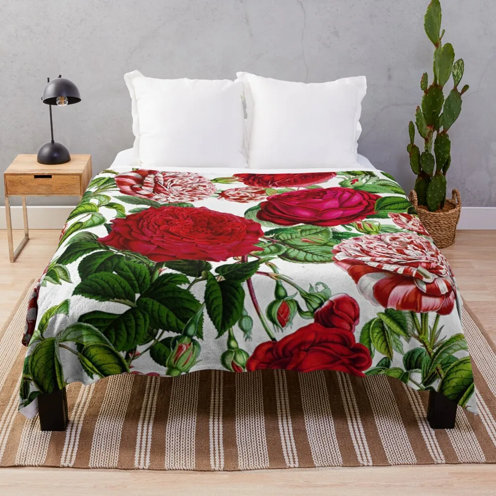 

Летнее Фланелевое мягкое одеяло в виде роз для детской кровати, пушистое домашнее декоративное покрывало