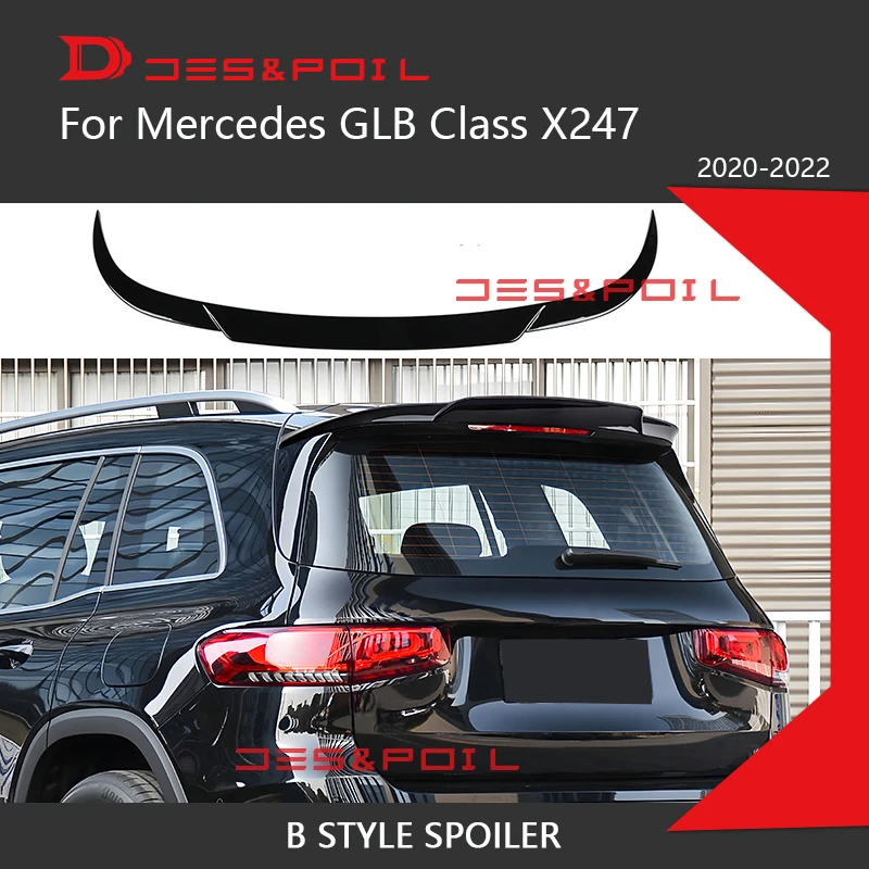 

For Mercedes GLB X247 AMG Rear Spoiler Trunk Wing Lip Auto Accessories Car Styling GLB180 GLB200 GLB35 2020-2022