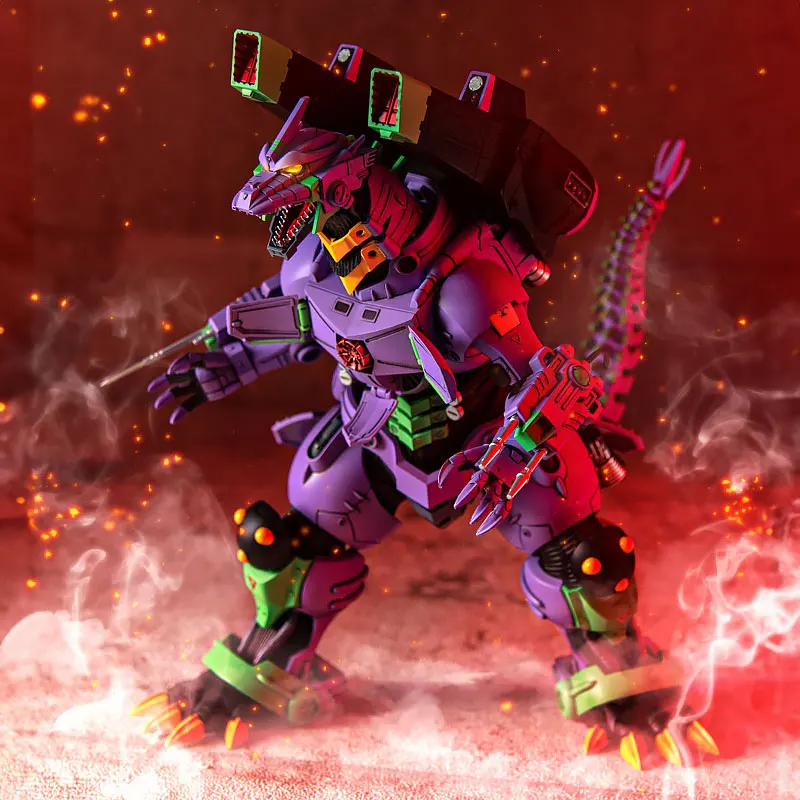 

EVANGELION Assembly Model Toys Anime Figures Mecha Godzilla Kiryu EVA Unit-01 Color Original Action Figureine Kids Gifts