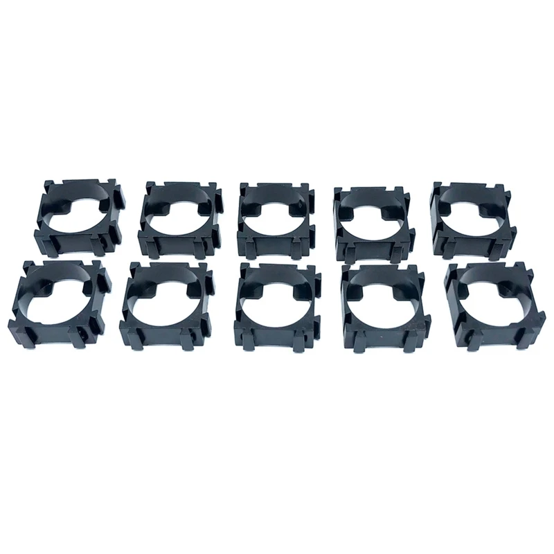 

10Pack 18650 Battery Holder Bracket Cell Safety Anti Vibration Plastic Cylindrical Brackets For 18650 Lithium Batteries Dropship