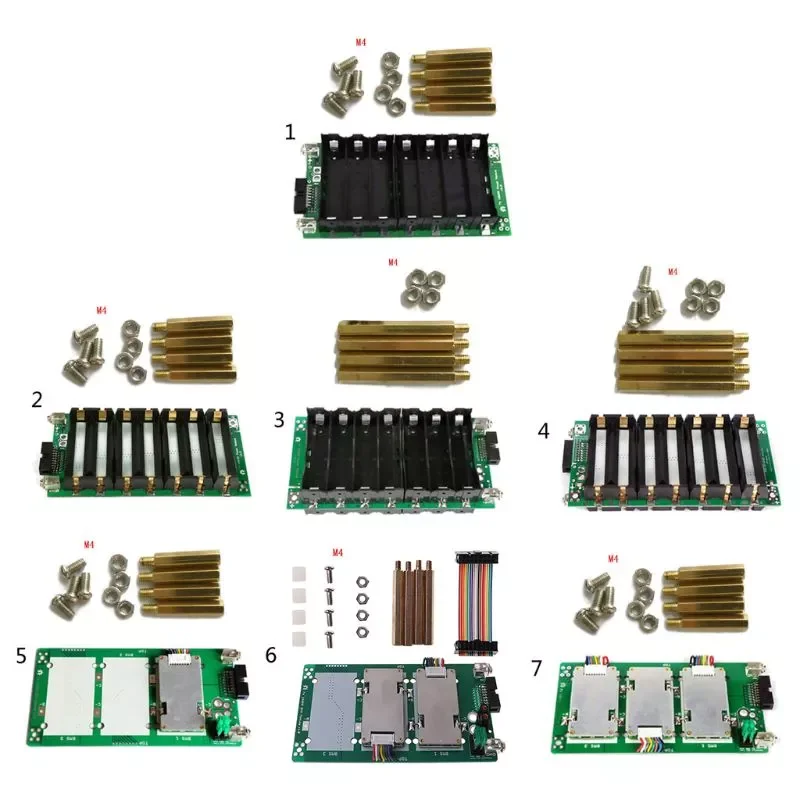 

Настенный балансировщик 7S, блок питания печатной платы, чехол для внешнего аккумулятора 18650, 29,4 в, держатель аккумулятора 20 А, 40 А, 60 А, блок BMS,...