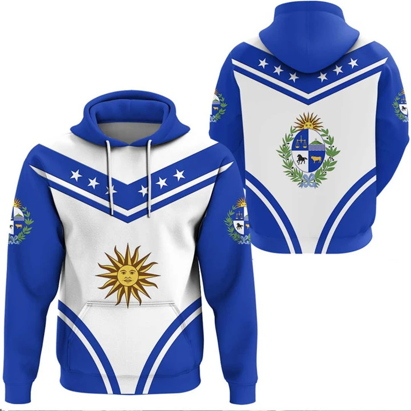 Мужская весенне-осенняя одежда в уругвайском стиле свободные свитшоты с