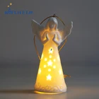 Нордическая керамическая фигурка Niflheim, ночсветильник с ангелом, домашний декор, спальня, семейвечерние НКА, свадебная статуэтка, настольное украшение, подарки для девочек