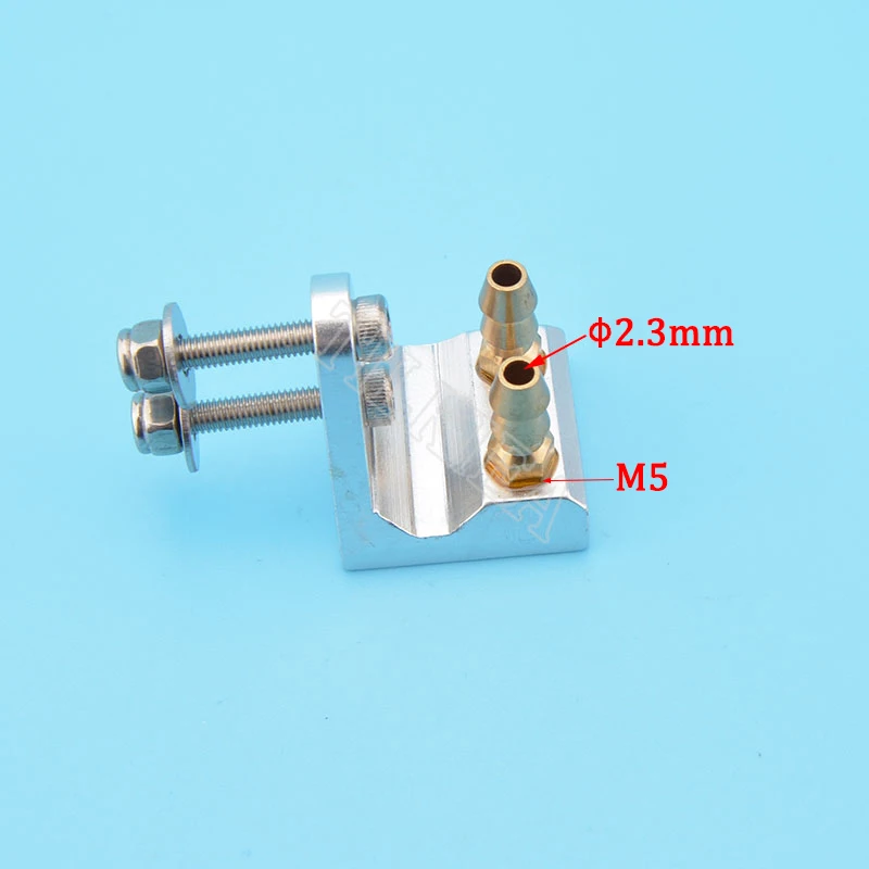 Водяное всасывающее устройство кормы для RC-лодки с двойным насадком M5 из металла для модели яхты Cat O хорошего качества.