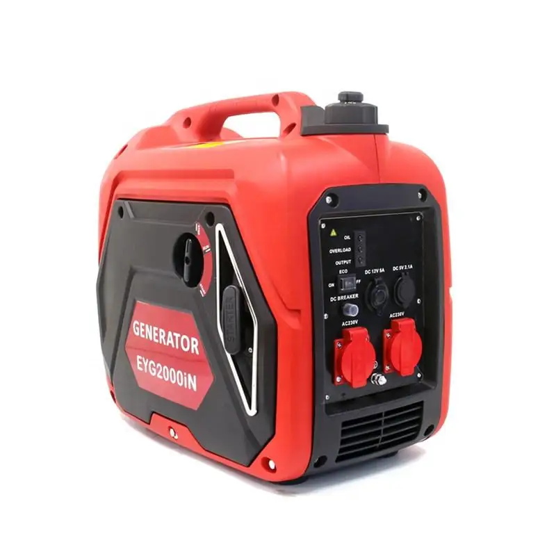 

Портативный инверторный генератор 2000 Вт, бензиновый, газовый, мощный, бесшумный генератор, инверторный генератор для дома и улицы