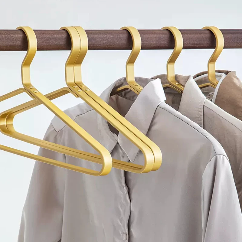 4 шт. расширенные вешалки для одежды вешалка из алюминиевого сплава нескользящая