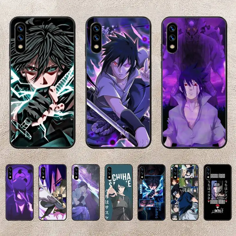 

Anime N-Naruto U-Uchiha Sasukes Phone Case For Huawei G7 G8 P7 P8 P9 P10 P20 P30 Lite Mini Pro P Smart Plus Cove Fundas