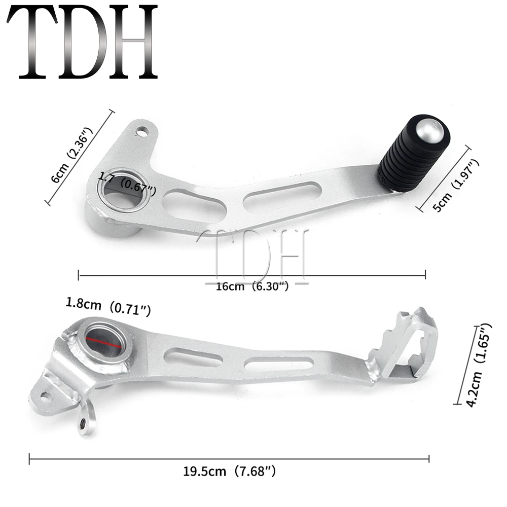 Мотоциклетная левая рычаг переключения передач правая педаль тормоза подножка