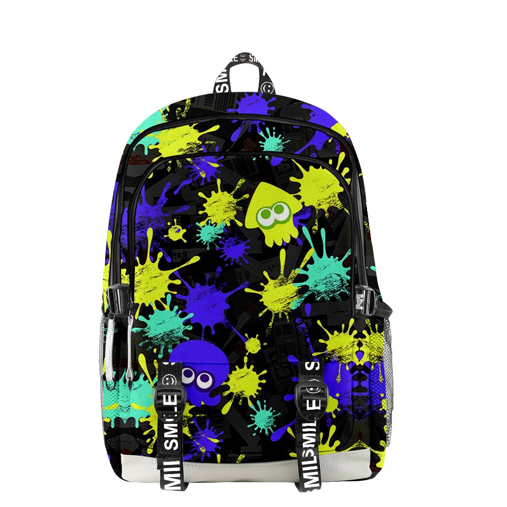 

Splatoon 3 Backpack Adults Kids School Bag 2022 Hot Game Daypack Unisex Bags