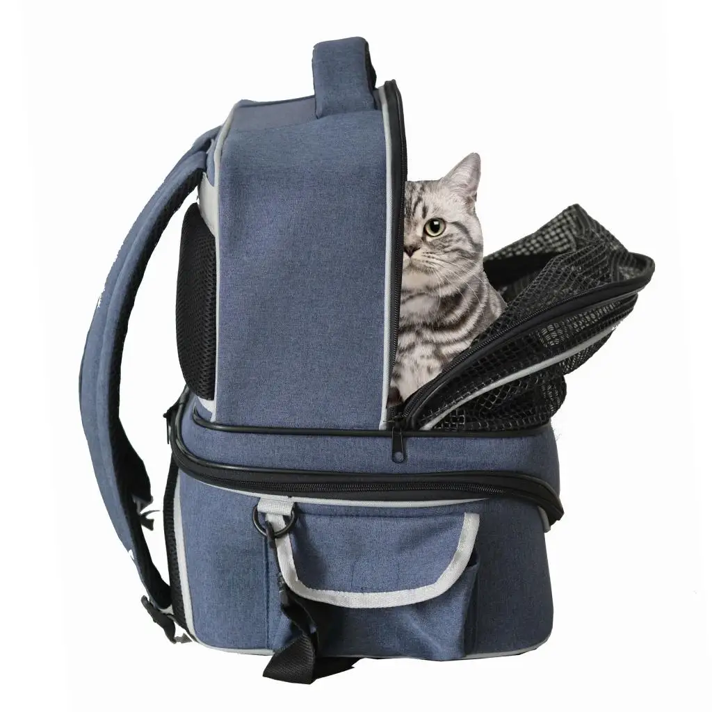 

Pet Dog Cat Puppy Backpack Carrier Travel Tote Bag Nest Double Sling Shoulder