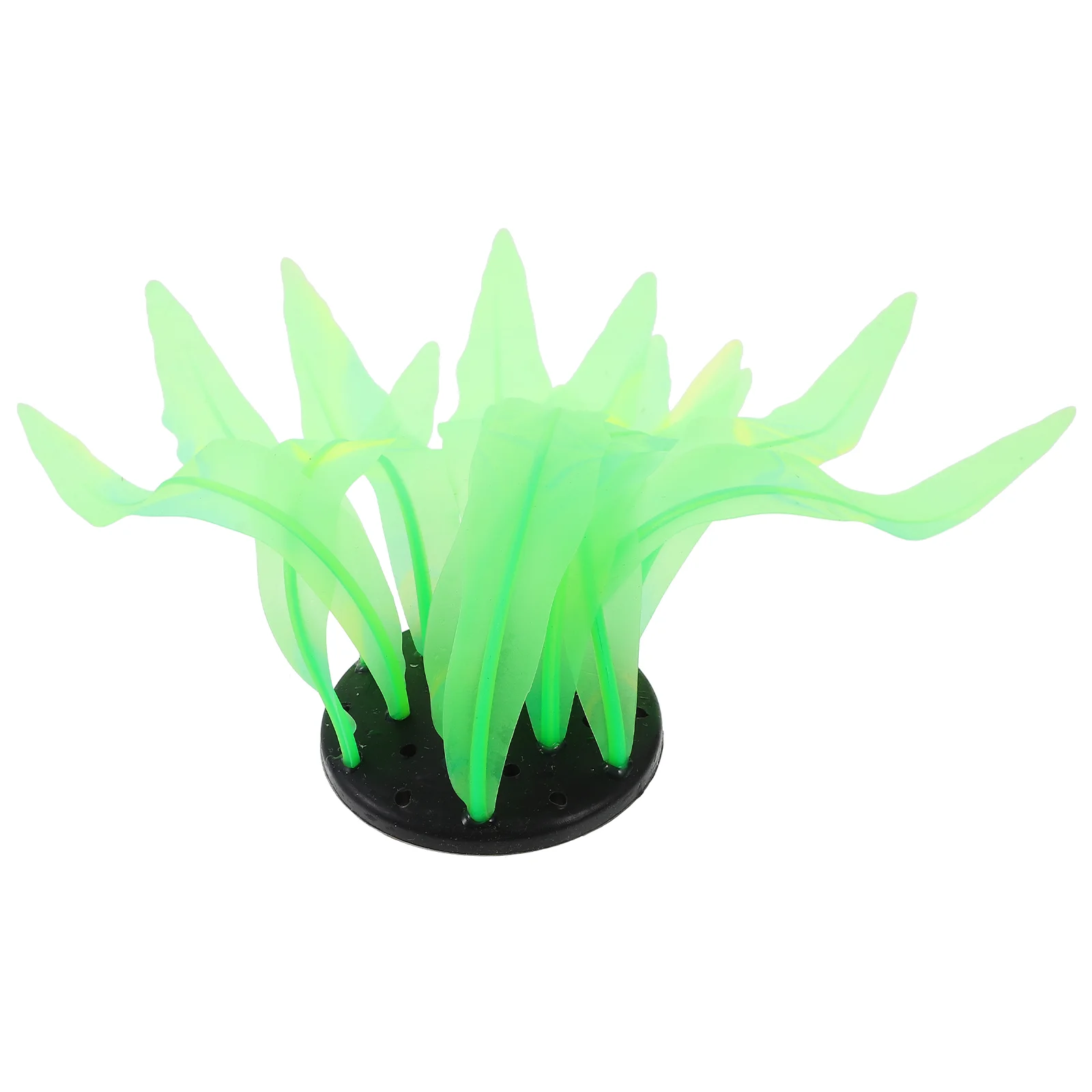 

Small Fish Tank Simulated Aquatic Plants Aquarium Silicone Decorations Silica Gel For