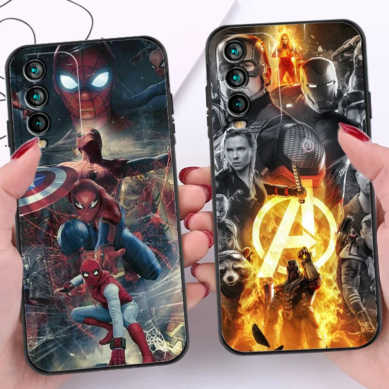 

Marvel Avengers Phone Cases For Xiaomi Redmi 10 Note 10 10 Pro 10S Redmi Note 10 5G Back Cover Carcasa