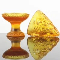 wholesale luxury portable glass incense burner for home or office