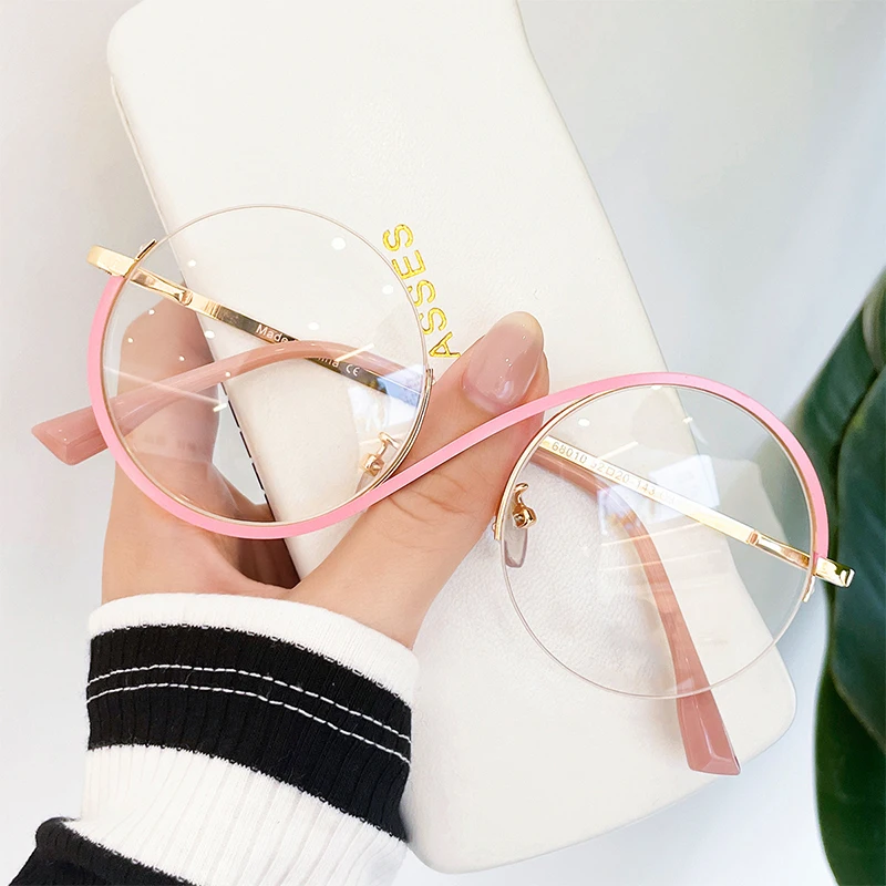 KatKani новая модная индивидуальная круглая оправа для очков в стиле ретро женская