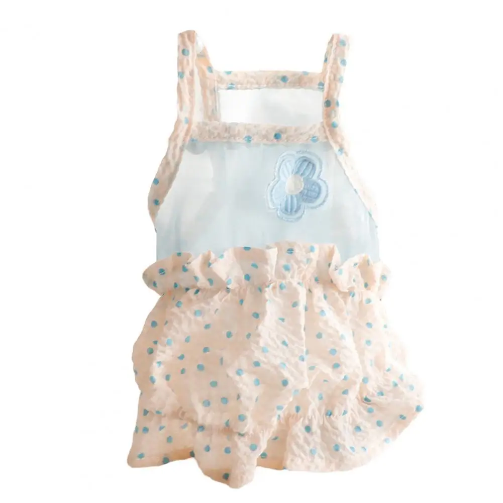 

40%HOT Puppy Skirt Soft Texture Suspender Type Pet Supplies Pet Dog Cat Summer Cool Dress for Party