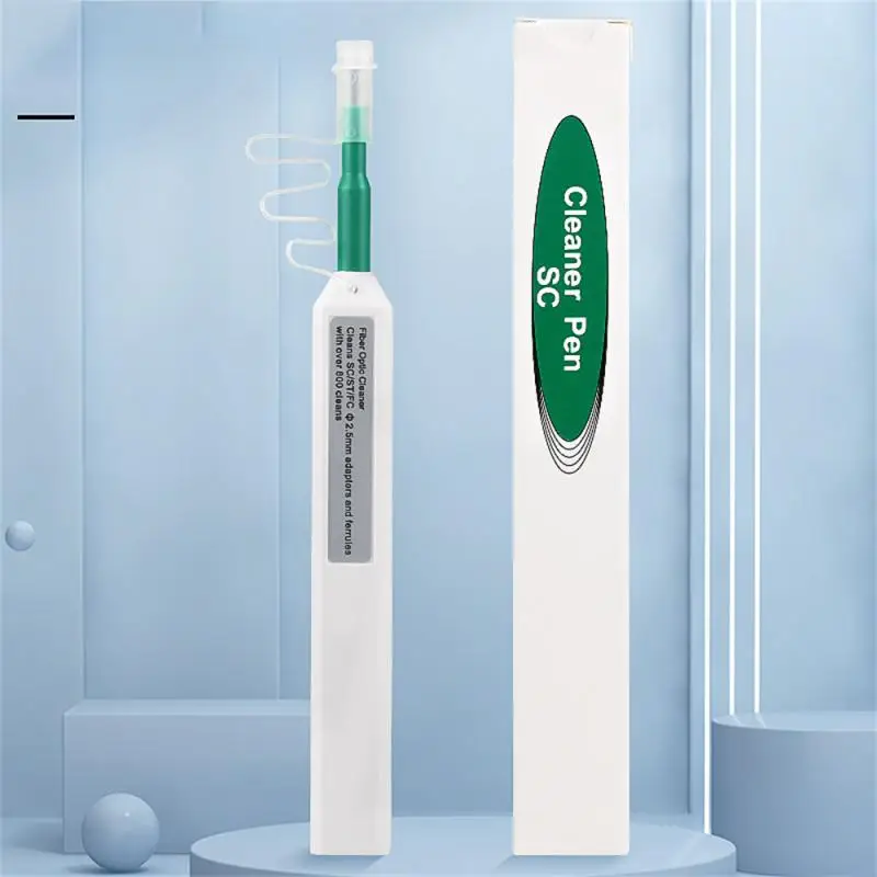 

Fiber Connector Cleaner One-click Cleaning Detector Fiber Tools Cleaner Pen Connector Adapter Connector One-button Cleaner 1pc