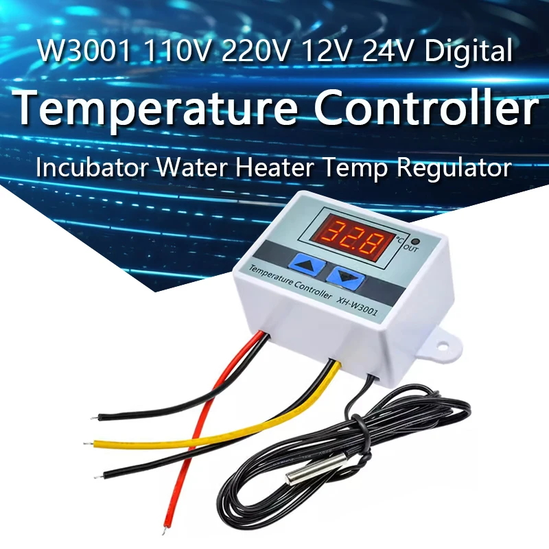 

Регулятор температуры XH-W3001 220В 12В 24В