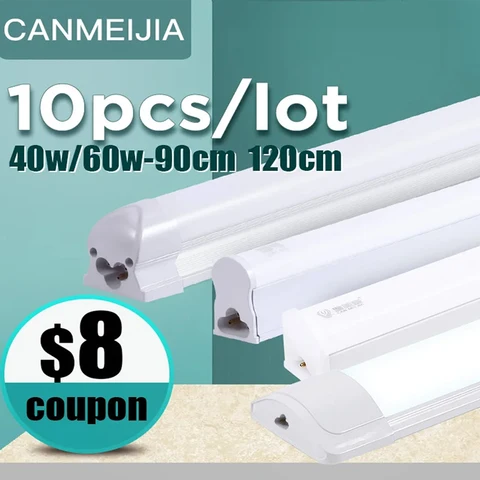 CANMEIJIA Светодиодная трубка 120 см 40 Вт / 60 Вт