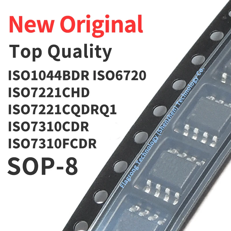 

1 PCS ISO1044BDR ISO6720BDR ISO7221CHD ISO7221CQDRQ1 ISO7310CDR ISO7310FCDR SOP-8 Chip IC New Original