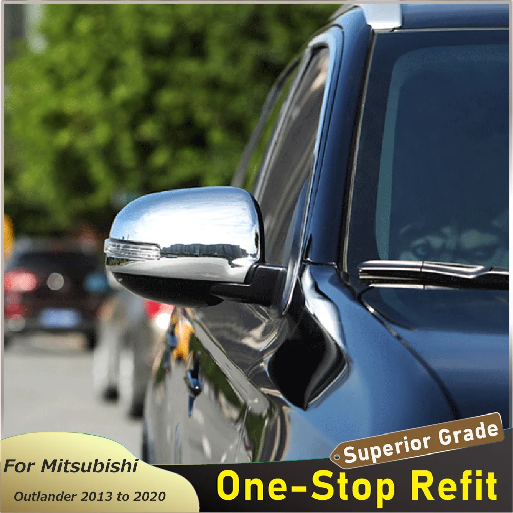 

2013 to 2020 For Mitsubishi Outlander Car Side Door Rear View Mirror Cover Frame Auto Parts