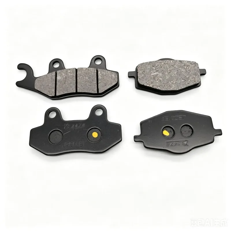 Фото Тормозные колодки (передние и задние) для мотоциклов DAYANG VPS125, VRS125, VRF150, VRC150, VRS150, DY150T-20, полуметаллические, на медной основе №4