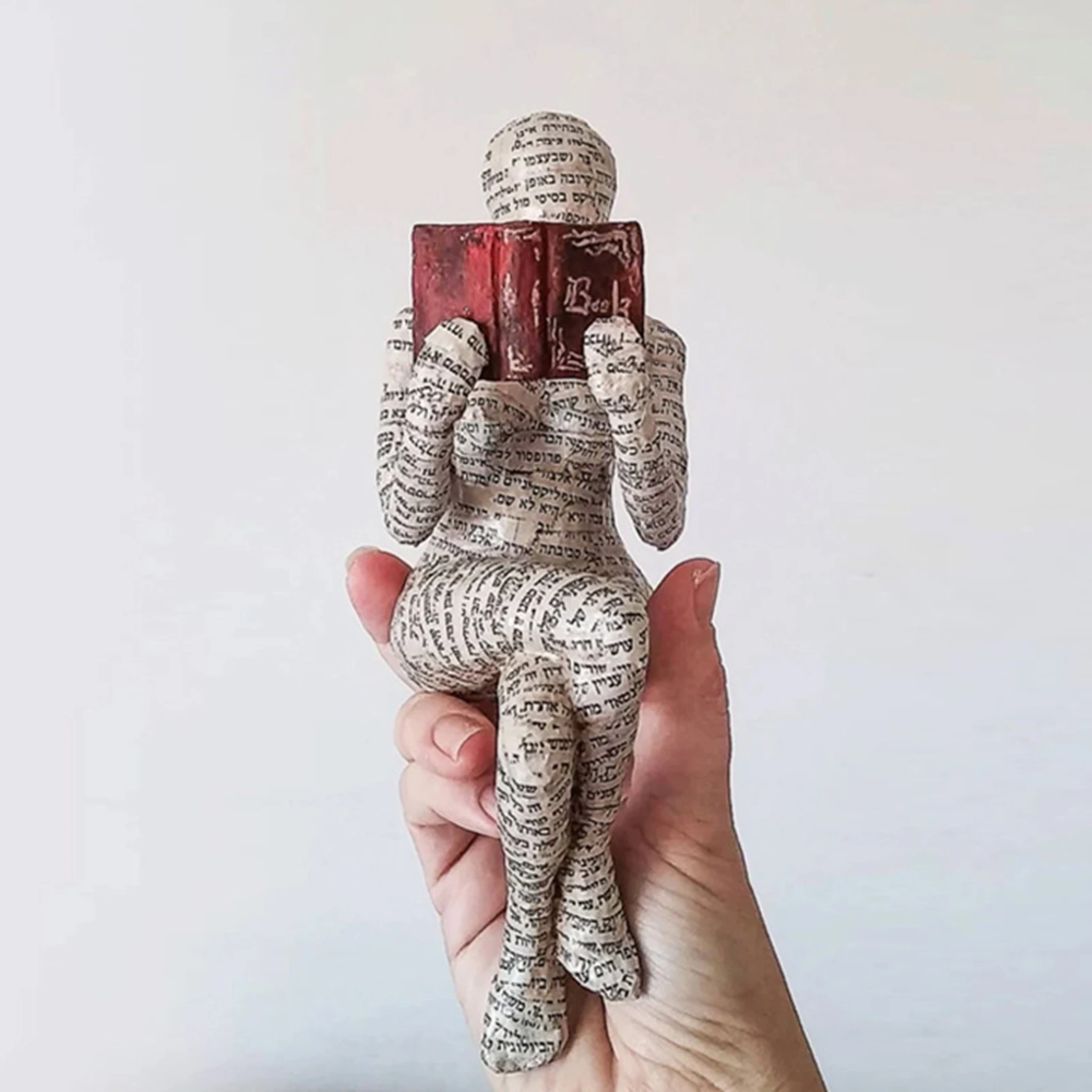 

Новая фотобумага для чтения Женская фотография Новинка для чтения Женская бумажная маше подарки для чтения учителя украшение для дома и оф...