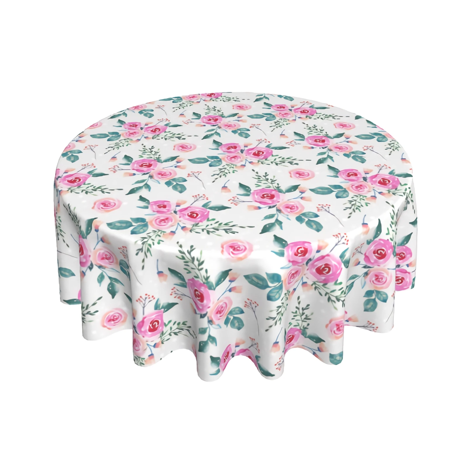

Spring Floral Table Cover Table Cloth with Waterproof Wrinkle Resistant for Home Kitchen Indoor Outdoor