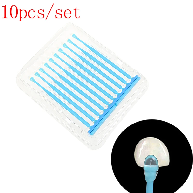 

10pcs Dental Disposable Adhesive Tip Applicator for Tooth Crown Porcelain Veneer