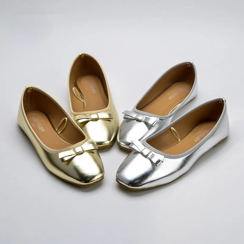 Square Toe Women flats Shoes Fashion Bowtie Soft Sole Leather Loafers Woman Slip on Spring Summer Shallow Women's ballet Shoes