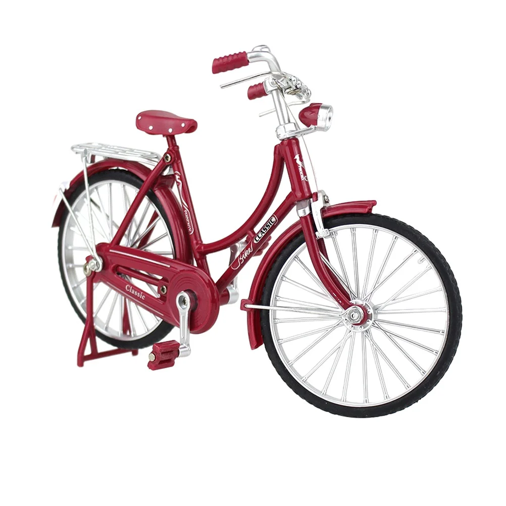 

Bicycle Model Children Bike Toy Vintage Ornament Small Adornment Decoration Simulation