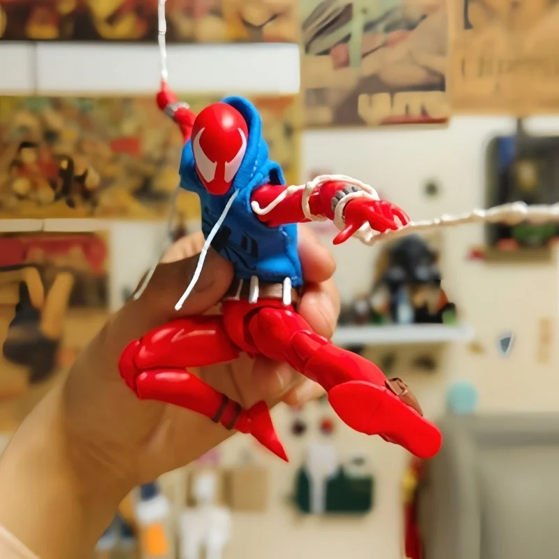 В наличии Ct Toys Человек-паук Mafex 186 фигурка Алый паук удивительный комикс