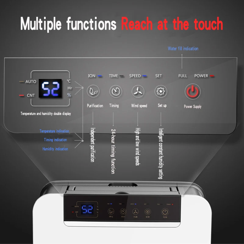 Осушитель воздуха DK01-T осушитель бытовой для спальни промышленный подвальный