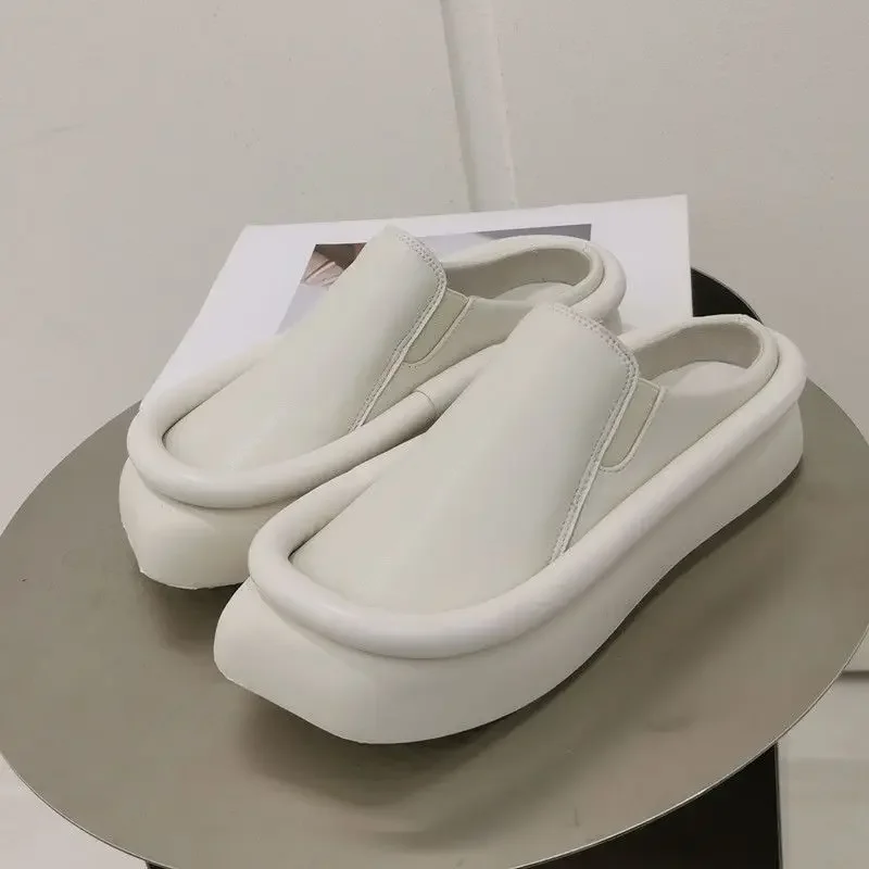 Лидер продаж 2024 летние новые женские сандалии шлепанцы на платформе роскошные