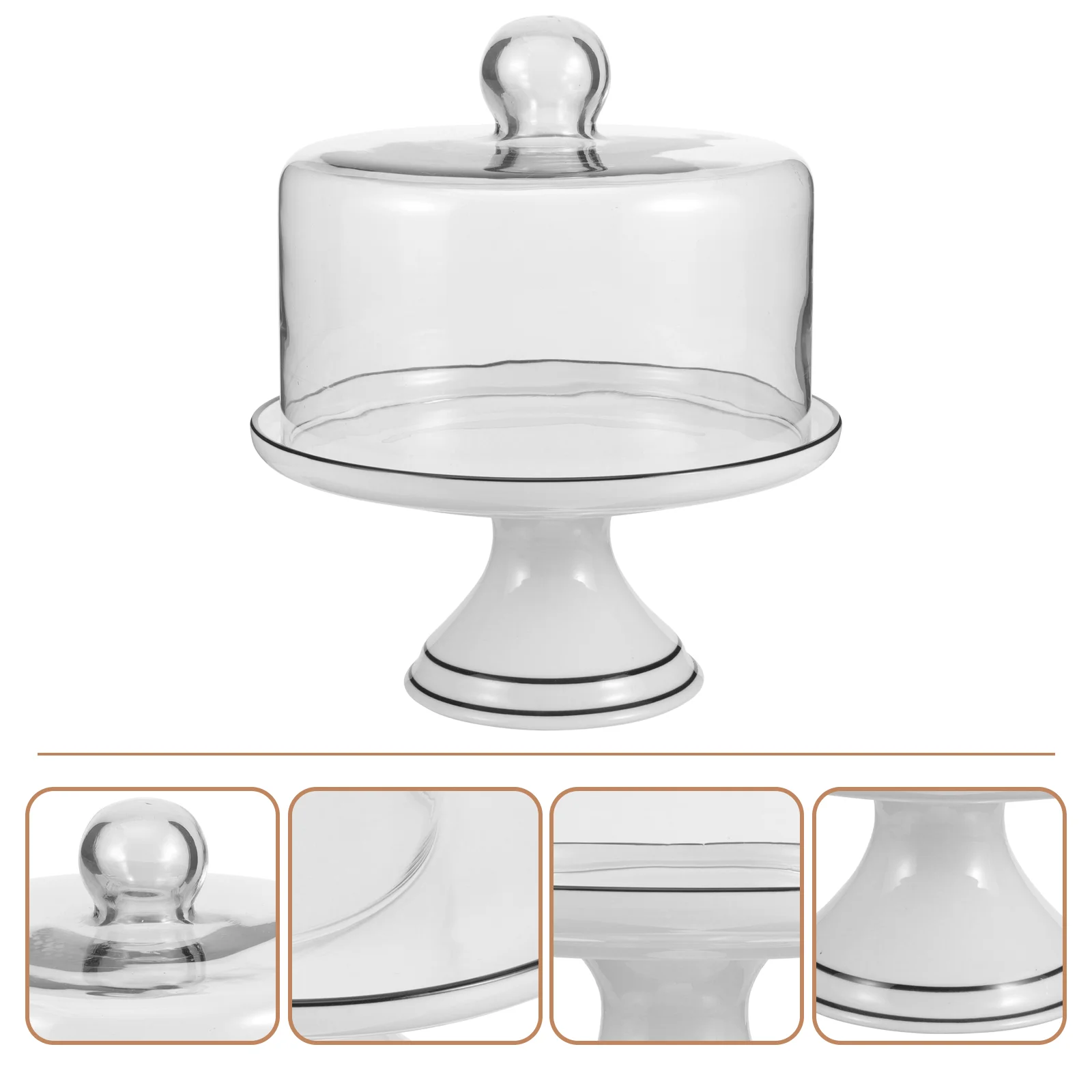 

Подставка для торта, подставка для кексов с куполом, искусственная подставка для торта на день рождения, свадьбу