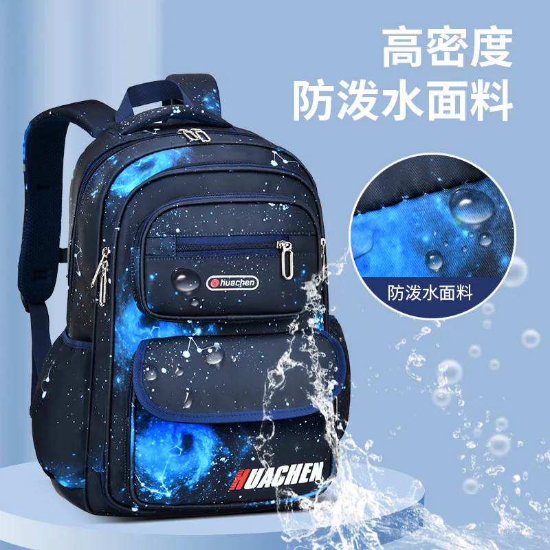 Waterproof Primary Schoolbag Kids backpack children School Bags For Boys orthopedic Backpack mochila infantil 6-14 years old