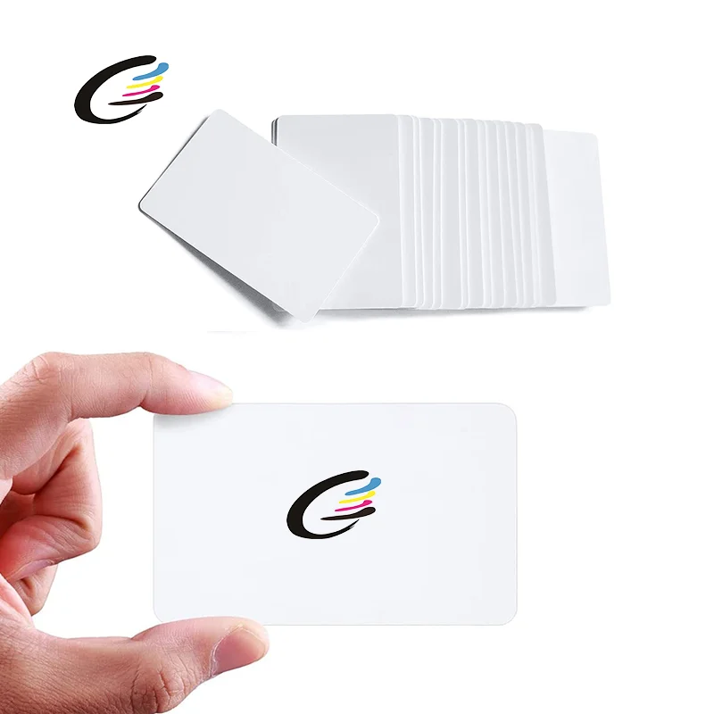 Factory Direct Supply Blank Business Card White Membership 86mm*54mm PVC Card