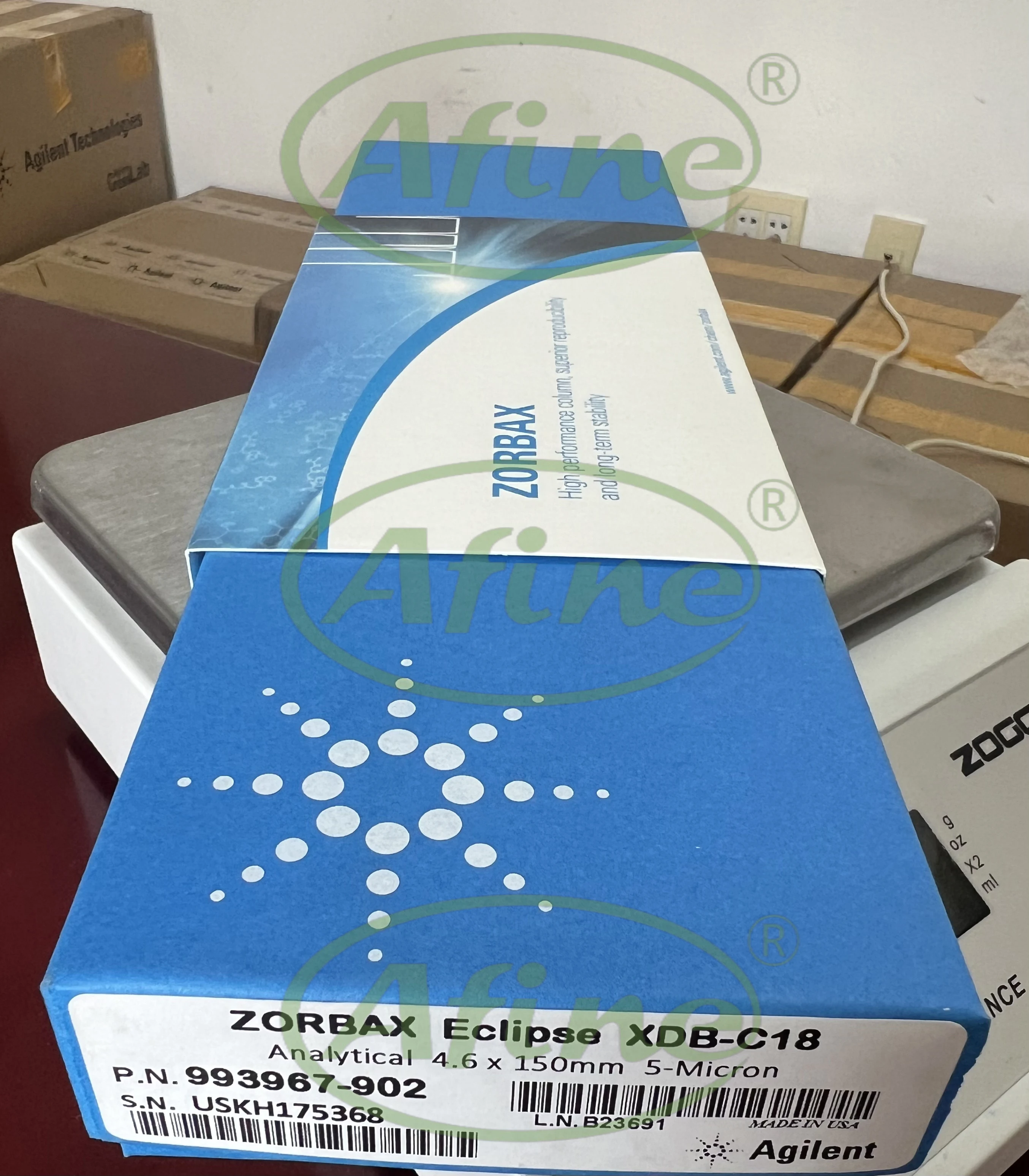 AFINE Agilent ZORBAX Eclipse XDB-C18 для 993967 -902 4 6 х 150 мм 5 микрон 400 бар