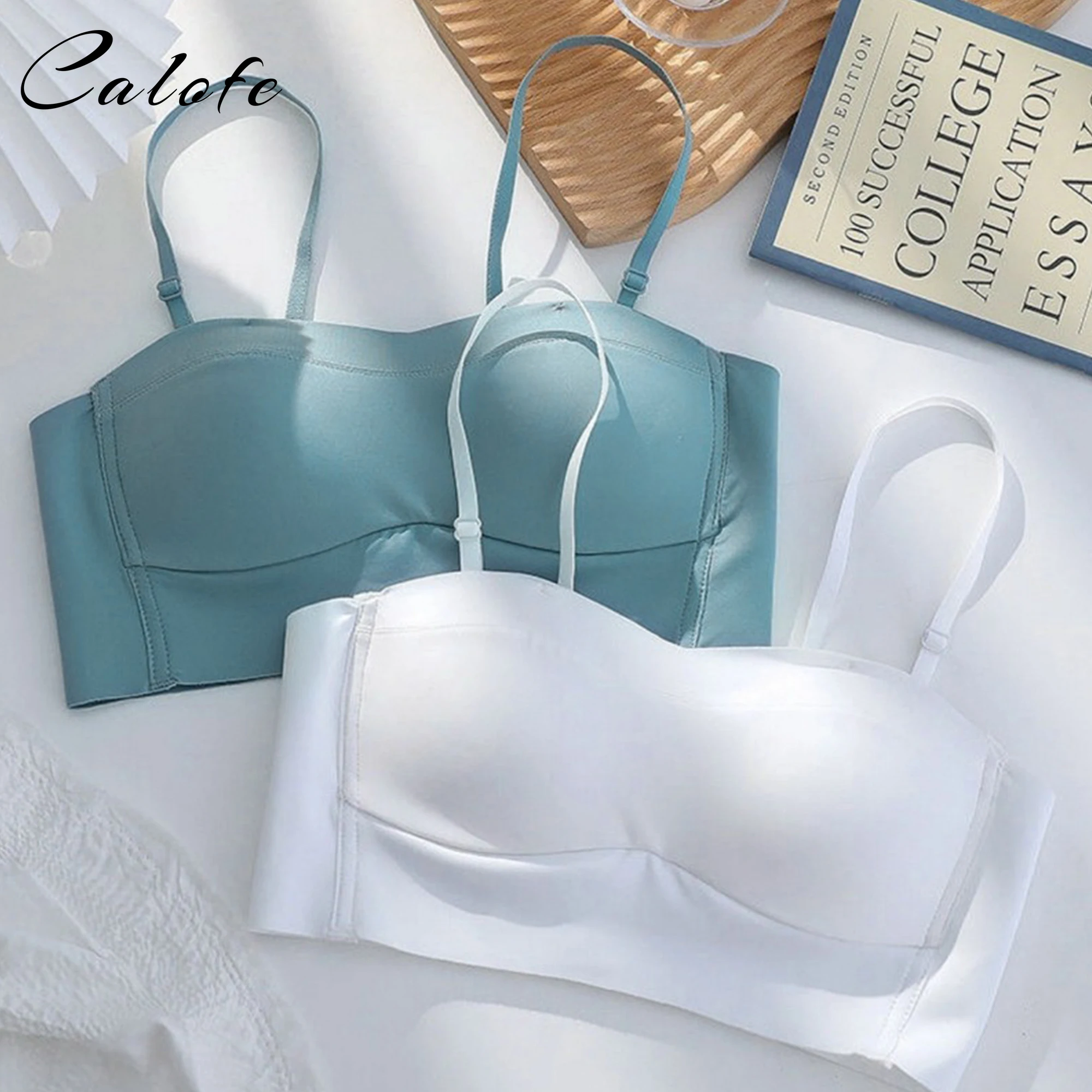 

Seamless Women Tube Top Push Up Bandeau Bra Strapless Bralette Non-wired Sports Bras Invisible Underwear Boneless Lingerie