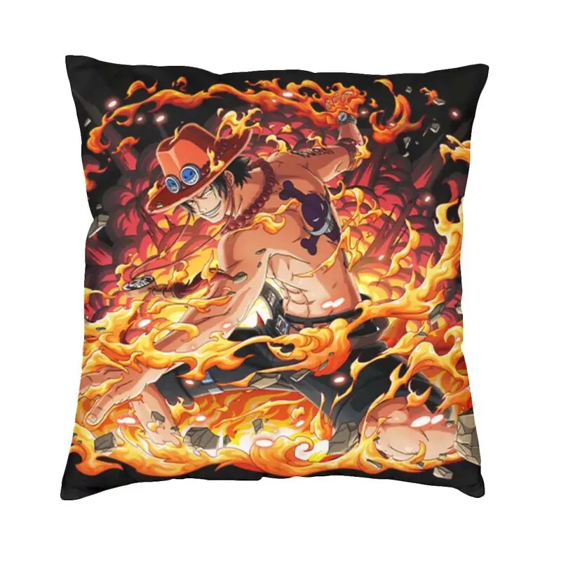 

Nordic Style One Piece Throw Pillow Cover Home Decor Custom Square Anime Manga Cushion Cover 40x40cm Pillowcover for Living Room