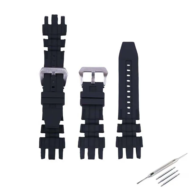 26 мм мужской резиновый ремешок для часов аксессуары совместимые с Invicta Pro Diver