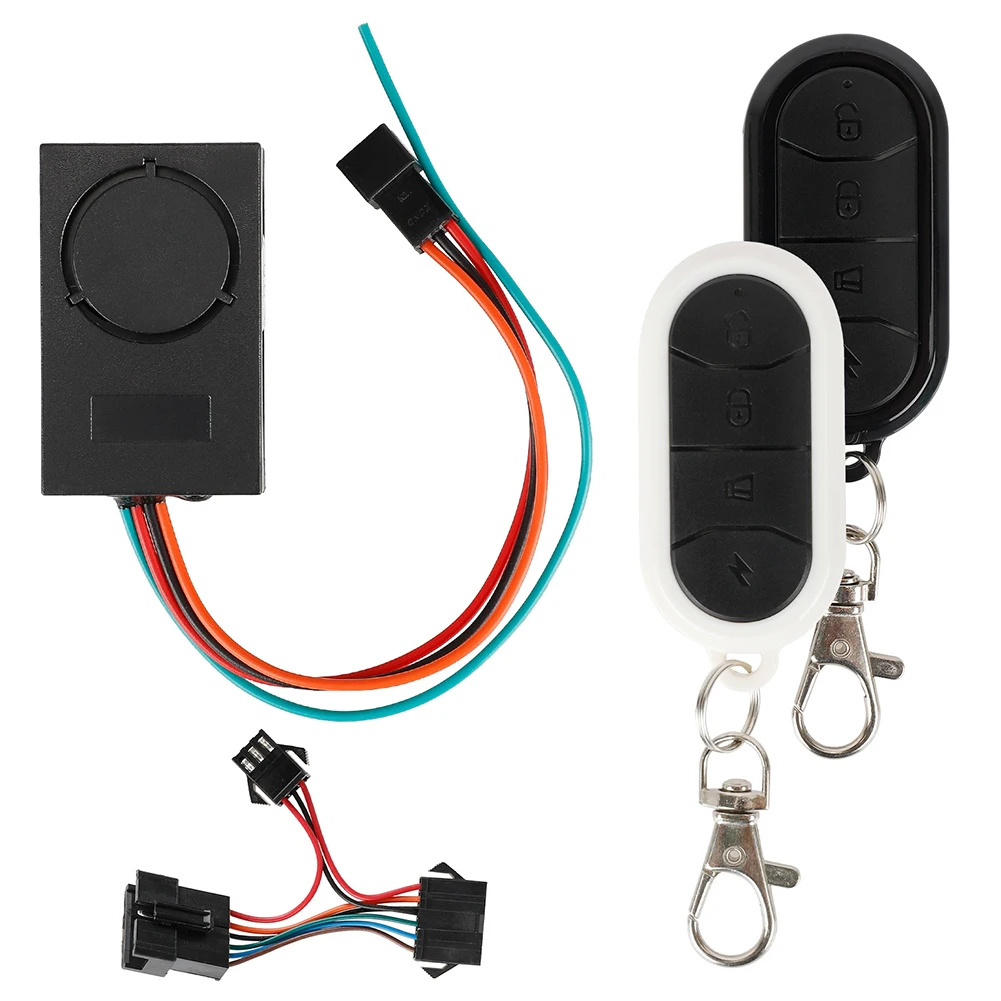 

36-72V Anti-Theft E-bike Alarm System Smart Electric Scooter Bicycle Security Anti Lost Remote Control Detector Alarm