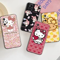 hello kitty takara tomy phone case for xiaomi redmi note 9 7 7a 9t 9a 9c 9s 9 8 pro 8t 8 2021 5g silicone cover coque soft back
