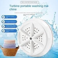 ultrasonic turbo washing machine laundry portable travel washer air bubble and rotating mini washing machine mini washing
