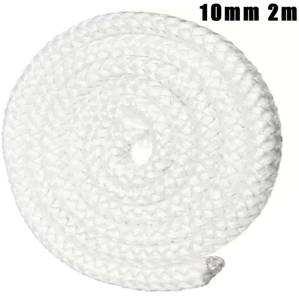 

2M Fiberglass Material Black Stove Fire Rope 6/8/10/12mm Fireplace Door Sealing Cord Replacement Gasket Tape Door Seal For Boile
