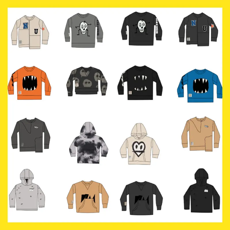 

Детская зимняя кофта с длинным рукавом и круглым вырезом