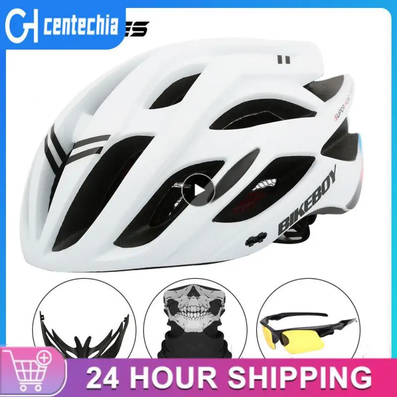 

Gradient Lightweight Cycling Helmets Adjustable Lynon Chin Strap Bicycle Helmet Withlight Bike Cap Cycling Cycling Equipment